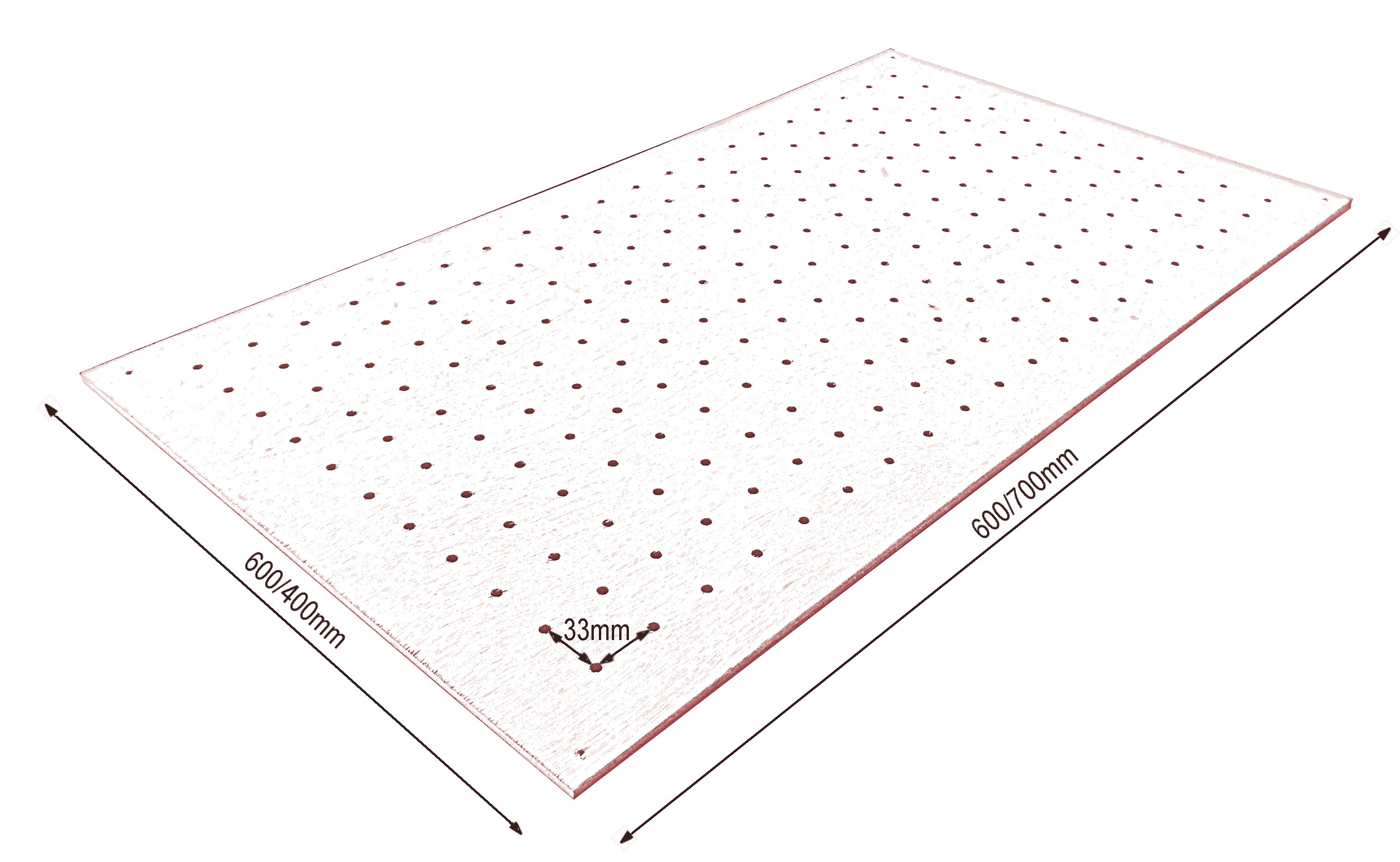 Sketch perforated plate